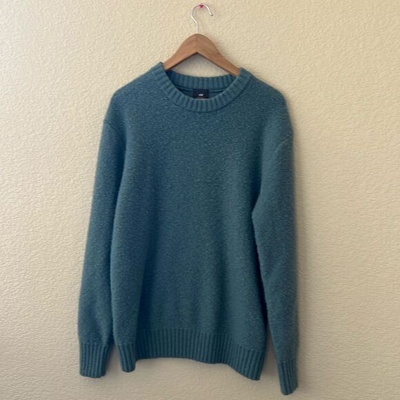 H&M Wool Blend Oversized Crew Neck Sweater Medium - Picture 3 of 8